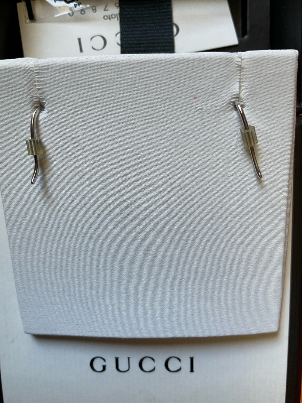 Gucci Heart Drop Dangle Earrings - Silver - Picture 5 of 7